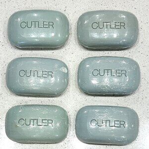 Lot of 6 New Small Size Cutler Facial Cleansing Bar Green Soap Sample Travel